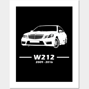 W212 classic sedan limousine Posters and Art